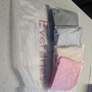 Women's Panties Set - Pink, Gray, Cream